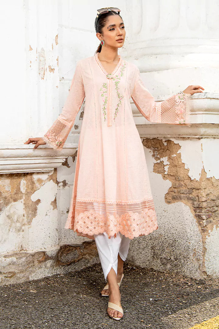 Peach hot sale colour kurti