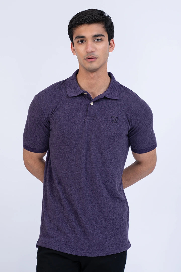 Mens purple polo shirt hotsell