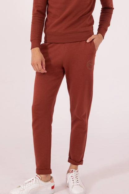 Folded Hem Comfort Fit Trousers Men Trouser Winter 2024 Knit Story COUGAR- (Men Winter 2024)   