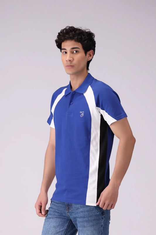 Side Paneled Polo Men Polo COUGAR (S V-1 2025) S Royal Blue Men