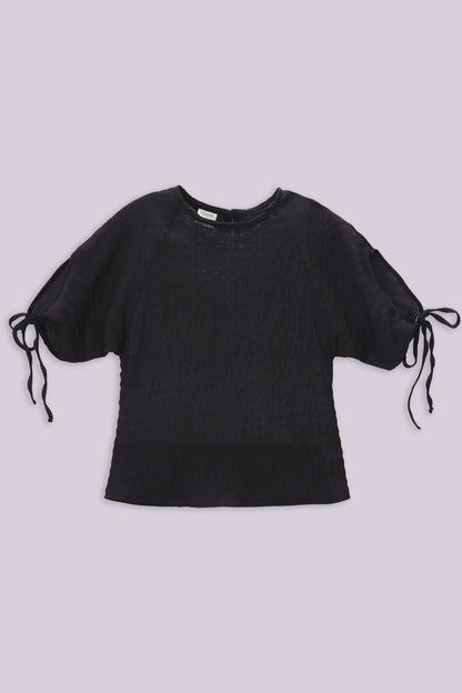 Drawcord Raglan Top