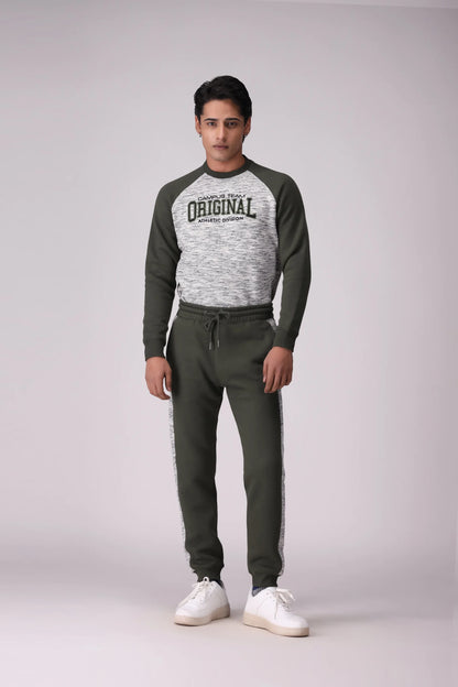 Side Striped Knitted Jogger Pants Men Trouser Winter 2024 Knit Story COUGAR- (Men Winter 2024)