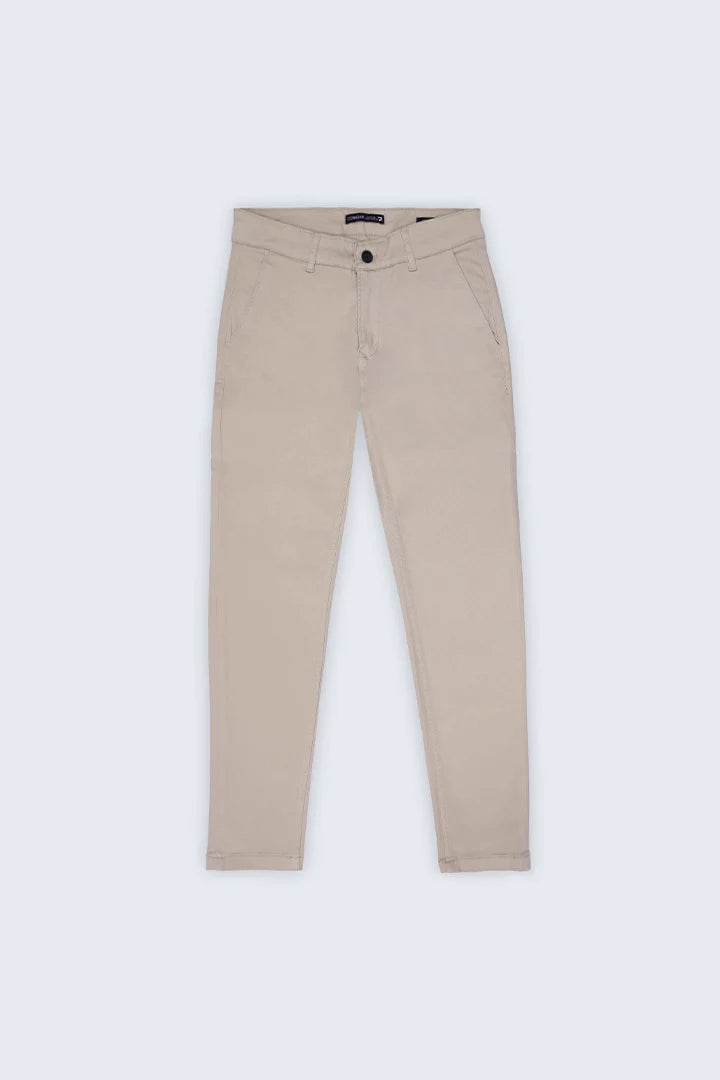 Beige Slim Fit Chino Pants Men Chino Summer V-1 2024 AURA COUGAR 30 Beige 