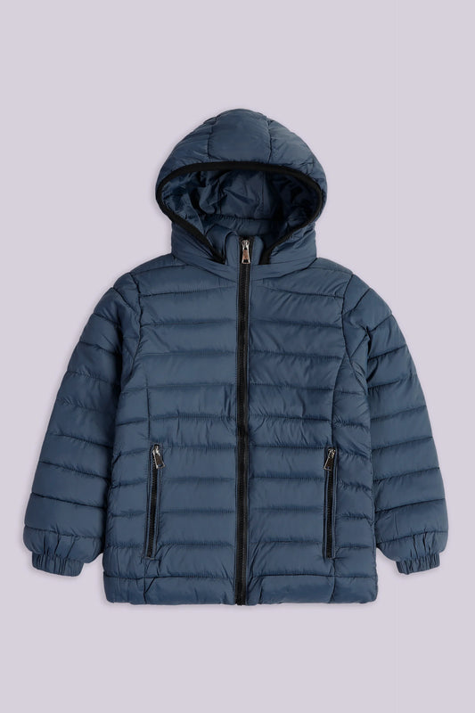 Puffer Hooded Jacket Boy Jacket Winter 2024 COUGAR- (Boy Junior Winter 2024) 5-6 Y Blue Boy