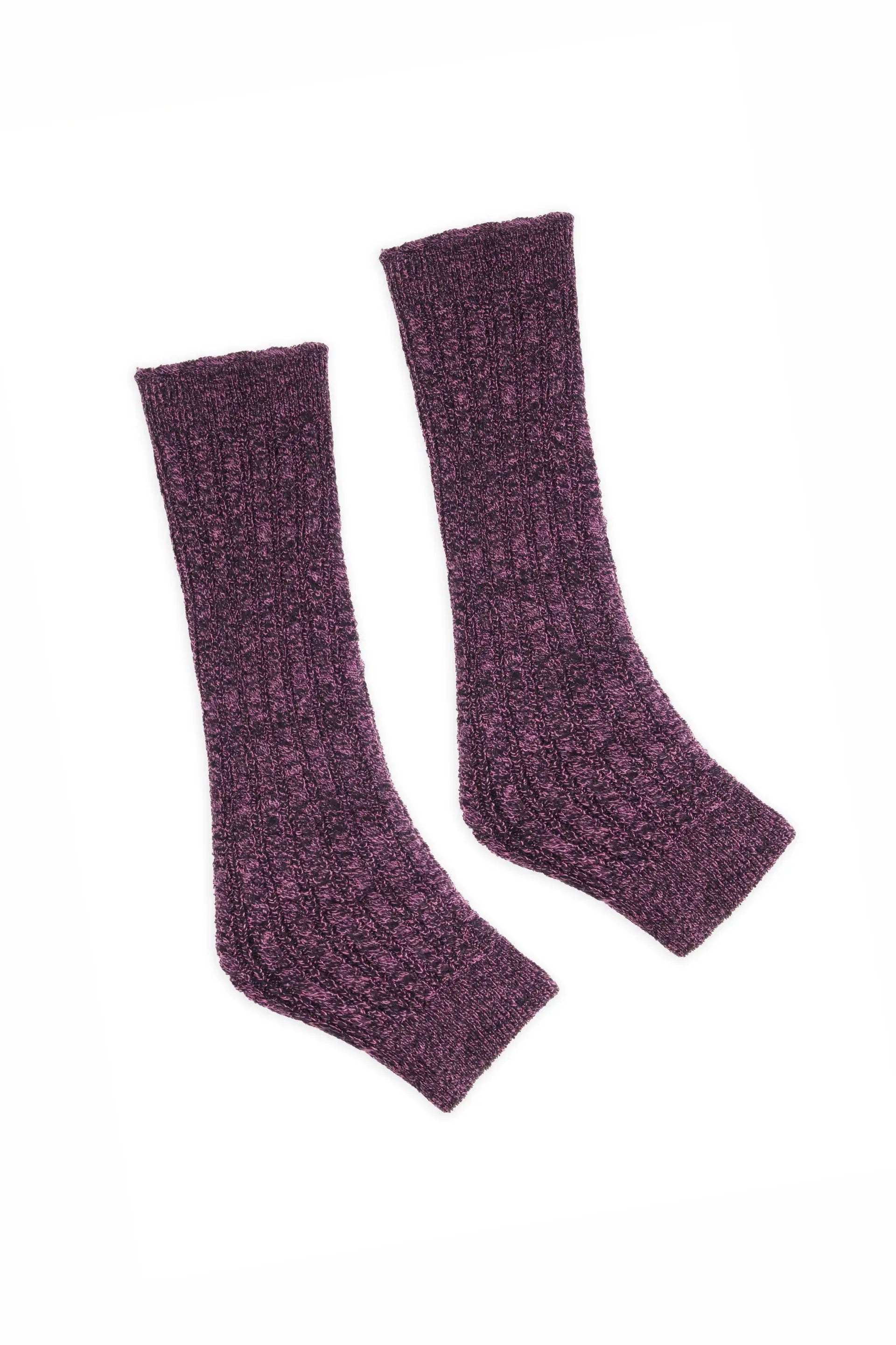 Knitted Leg Warmers Leg Warmer Winter 2024 Knit Story COUGAR C (Winter 2024) FSZ Purple