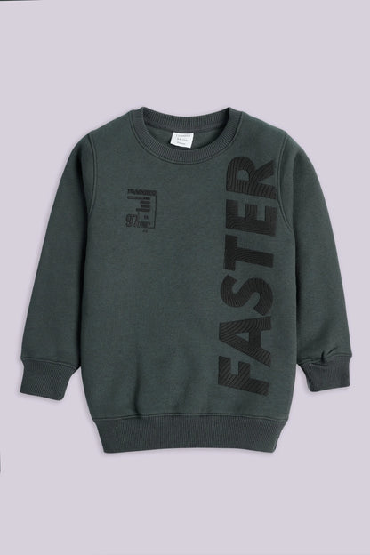 FASTER Printed Sweatshirt