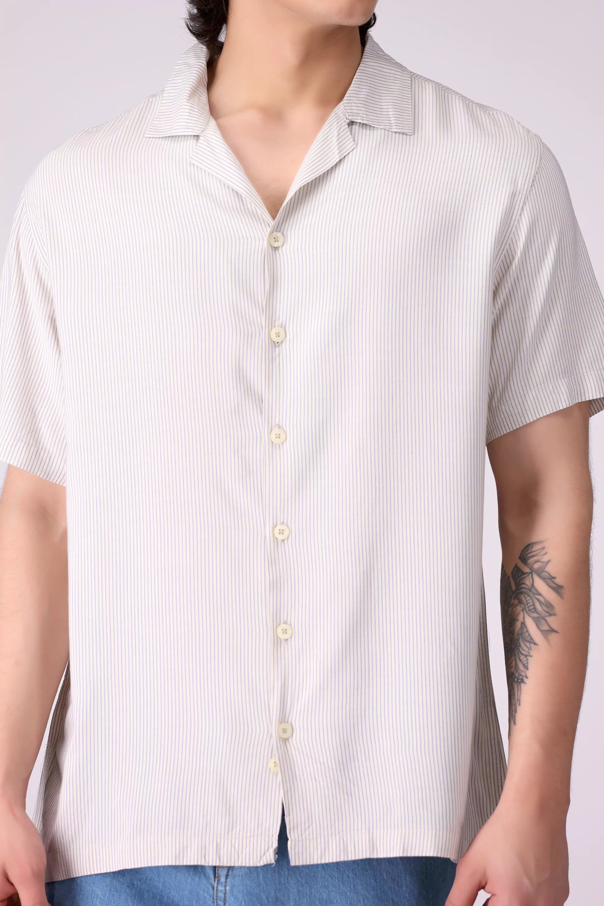 Regular Fit Striped Shirt Men Shirt COUGAR (S V-1 2025)