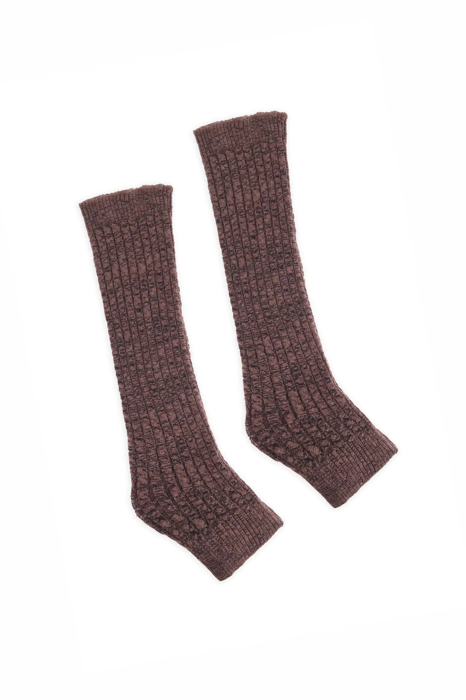 Knitted Leg Warmers Leg Warmer Winter 2024 Knit Story COUGAR C (Winter 2024) FSZ Brown