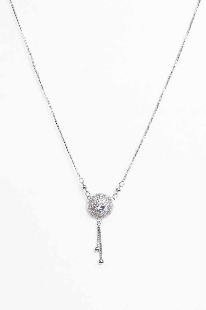 White Hanging Pendant Chain Necklace - Cougar Clothing