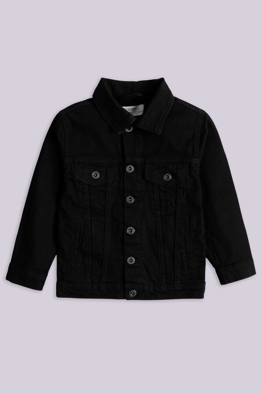 Denim Trucker Jacket Boy Jacket Winter 2024 COUGAR- (Boy Junior Winter 2024) 5-6 Y Black Boy