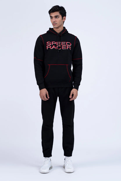 SPEED RACER Black Pullover Hoodie Men Hoodie Winter 2023 Sportifall COUGAR S Black 