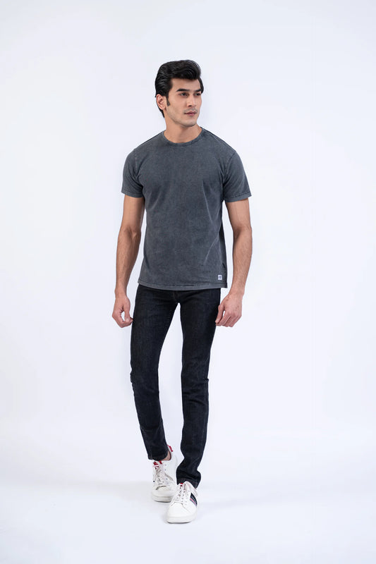 Crew Neck Relaxed Fit T-Shirt Men Tee Summer V-1 2024 AURA COUGAR