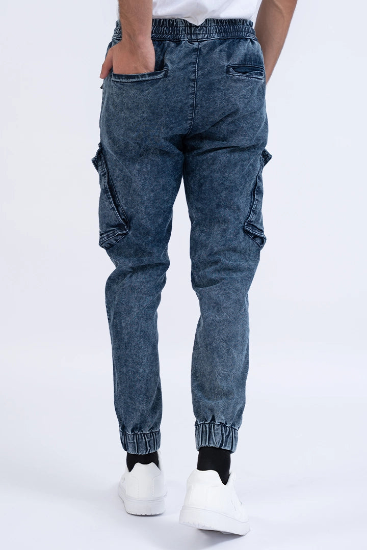 Cargo Denim Jogger Pants - Cougar Clothing