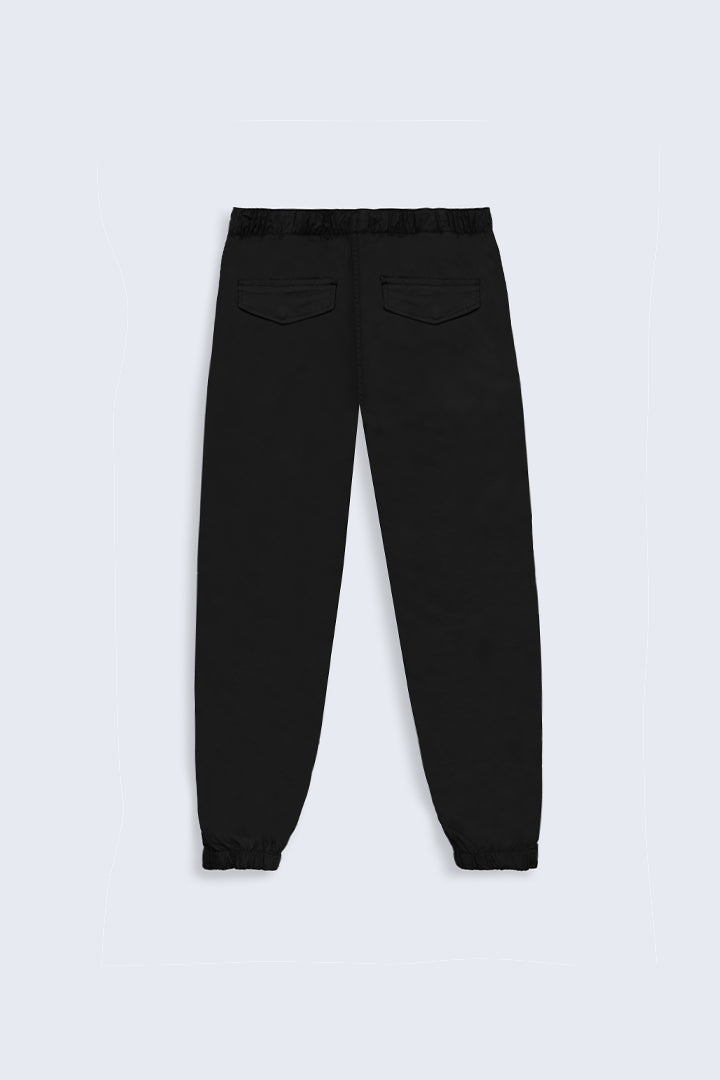 Black Comfort Fit Jogger Pants Men Trouser Fall 2024 COUGAR- (Men Fall 2024)   