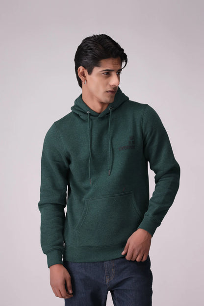 Mélange Hoodie Men Hood Winter 2024 Knit Story COUGAR- (Men Winter 2024) S Green Men