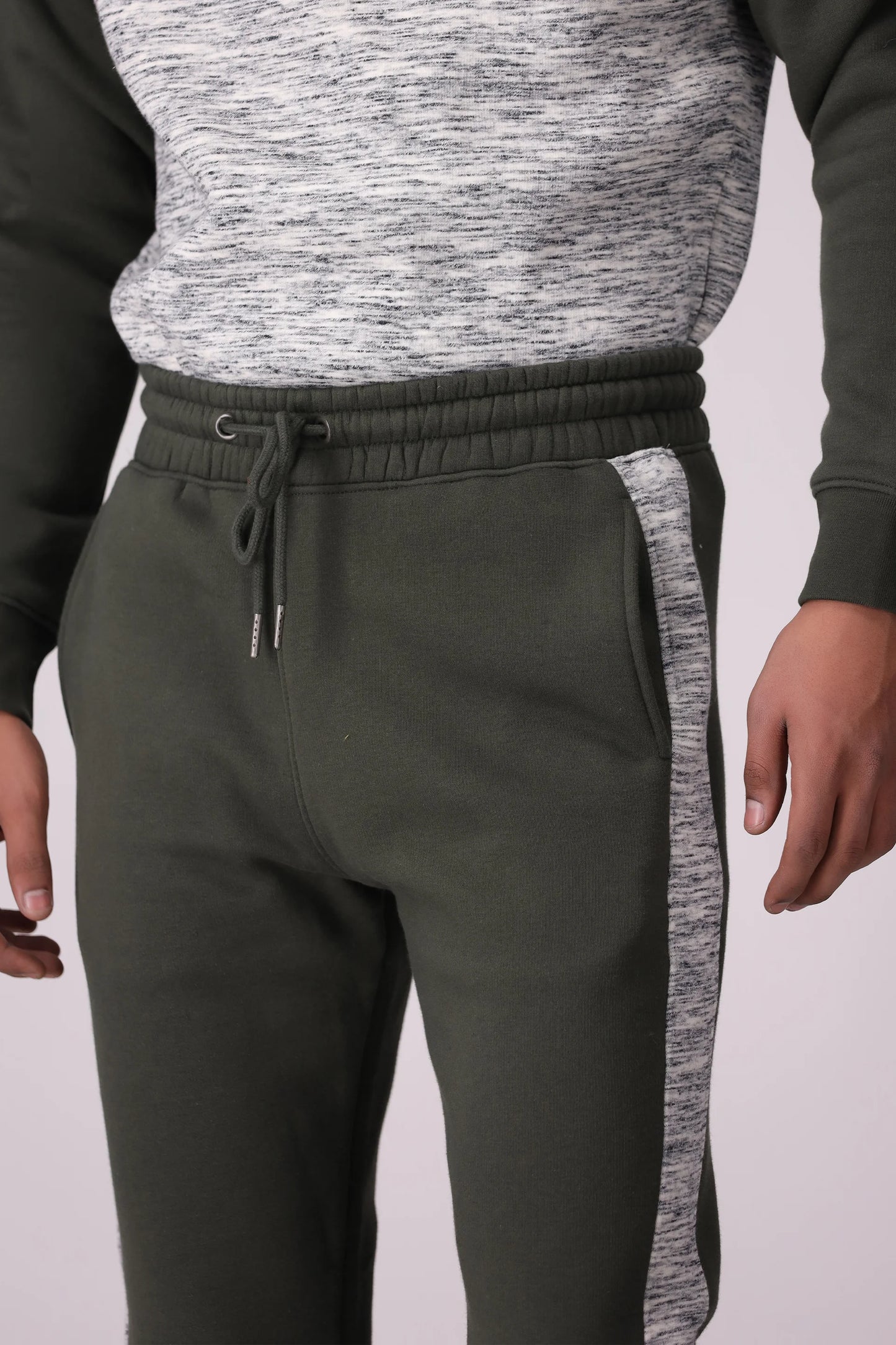 Side Striped Knitted Jogger Pants Men Trouser Winter 2024 Knit Story COUGAR- (Men Winter 2024)