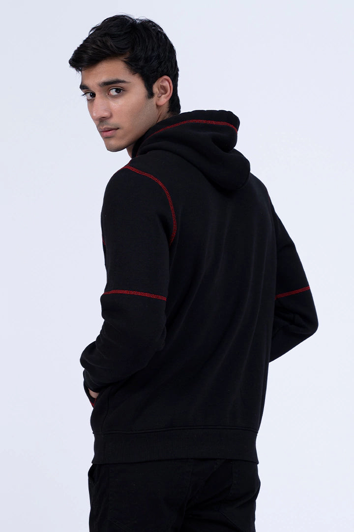 SPEED RACER Black Pullover Hoodie Men Hoodie Winter 2023 Sportifall COUGAR   