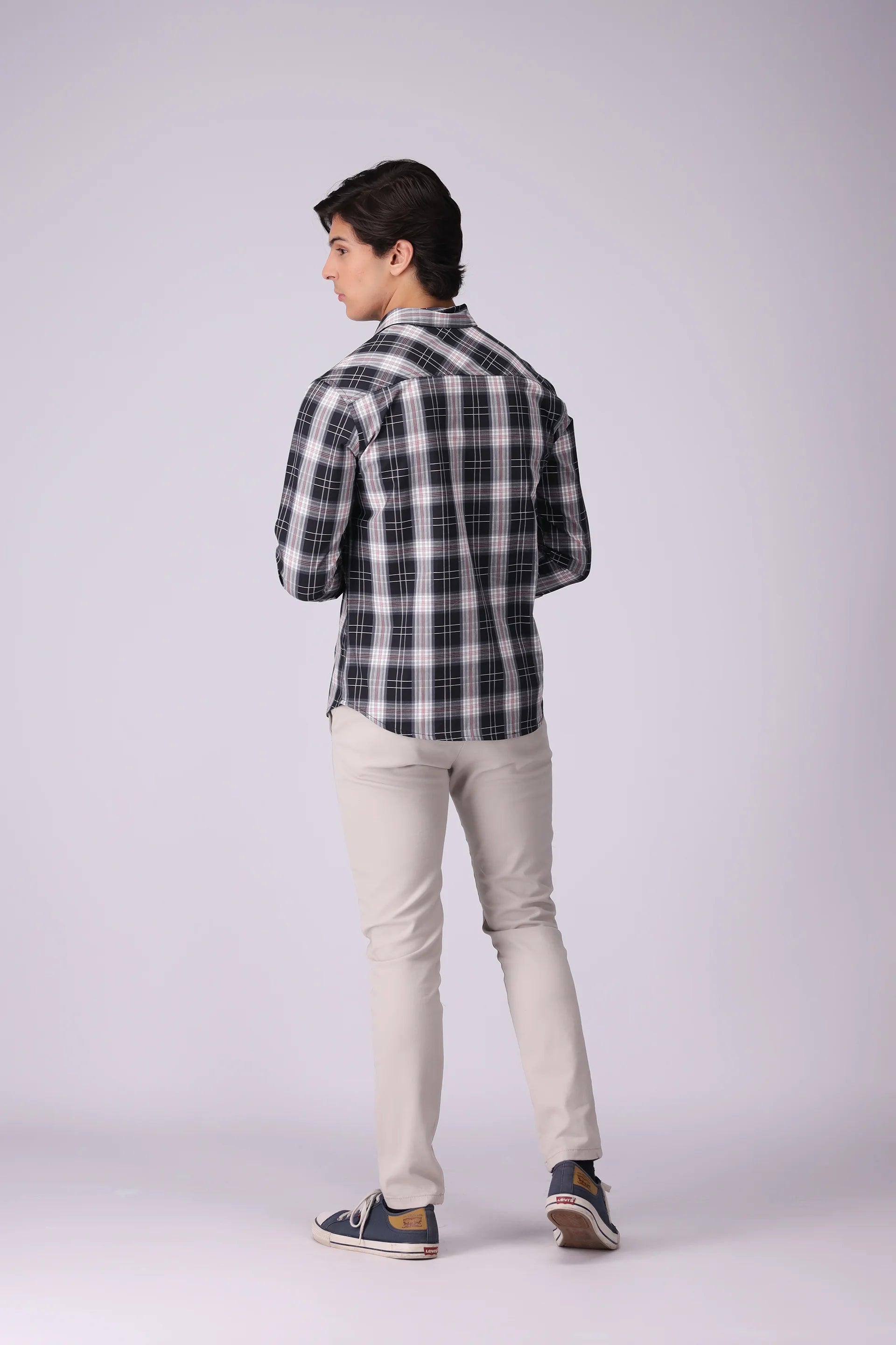 Regular Fit Checkered Shirt Men Shirt COUGAR (S V-1 2025)