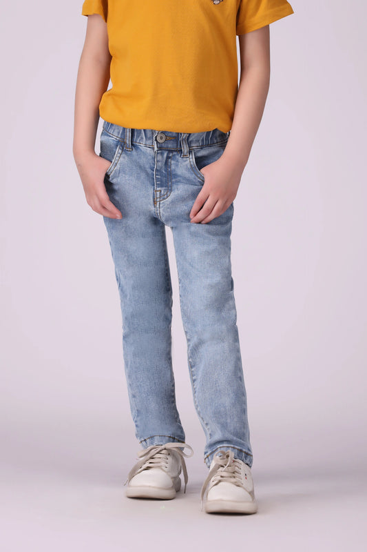 Slim Fit Jeans Boy Jeans COUGAR (S V-1 2025) 5-6 Y Light Blue Boy