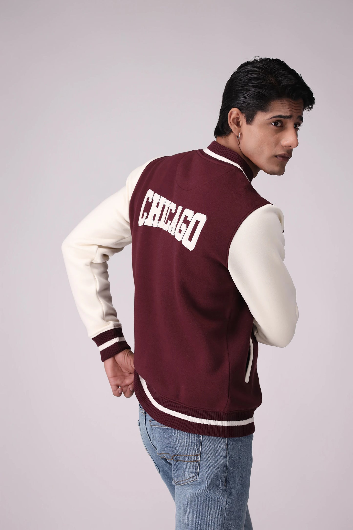 Varsity Jacket Men Jacket Winter 2024 Knit Story COUGAR- (Men Winter 2024)