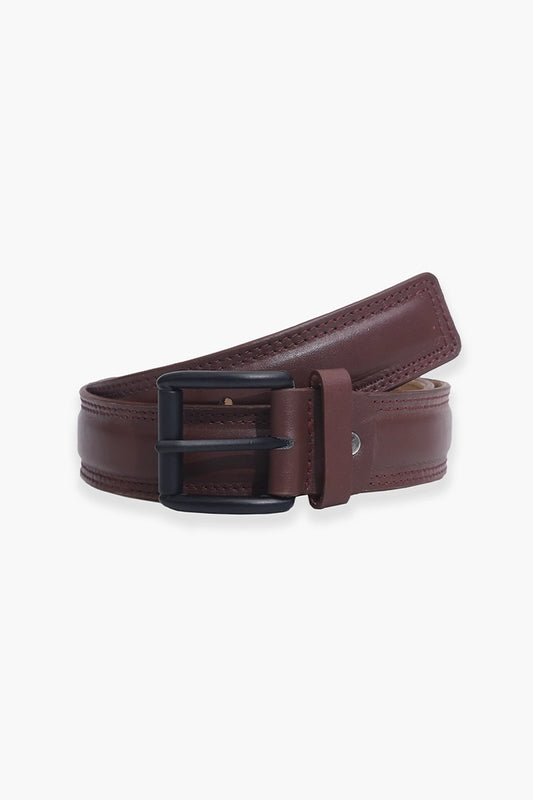 Square Buckle Belt Men Leather Belt Summer V-3 2024 BACKDROP COUGAR C (V-3 2024) FSZ Maroon 