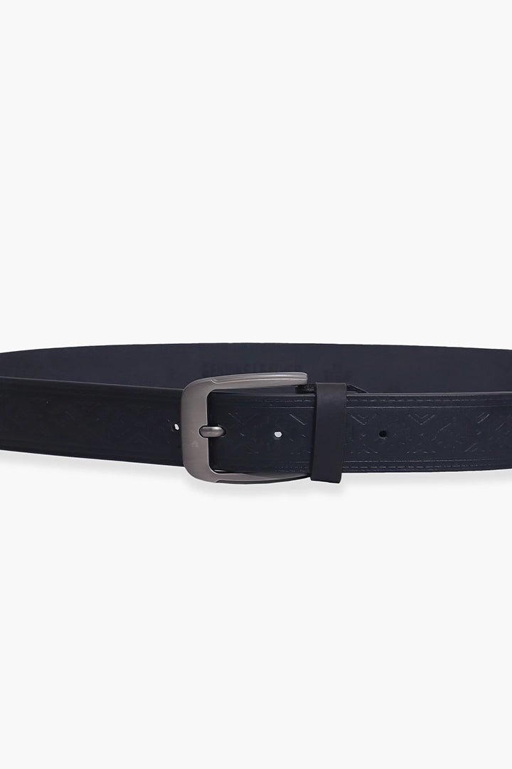 Basic Black Leather Belt - Cougar Clothing