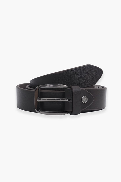 Basic Coffee Leather Belt - Cougar Clothing