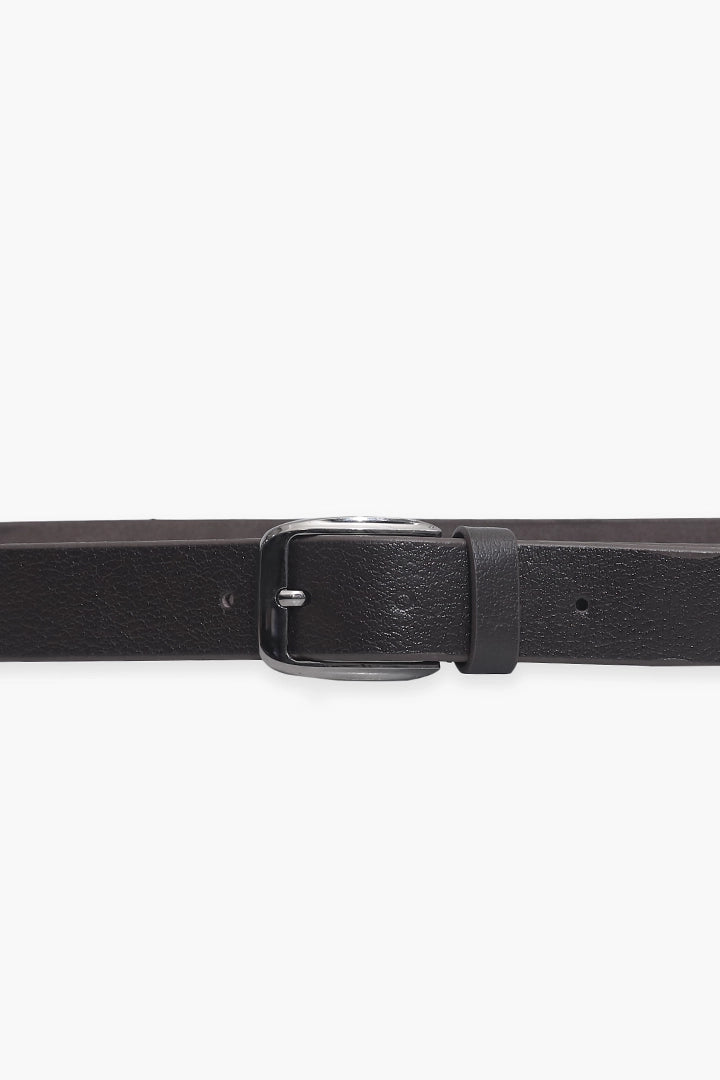 Basic Coffee Leather Belt - Cougar Clothing