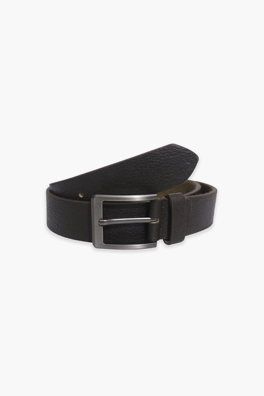 Coffee Leather Belt Men Leather Belt Fall 2024 COUGAR C (Fall 2024) FSZ Coffee 