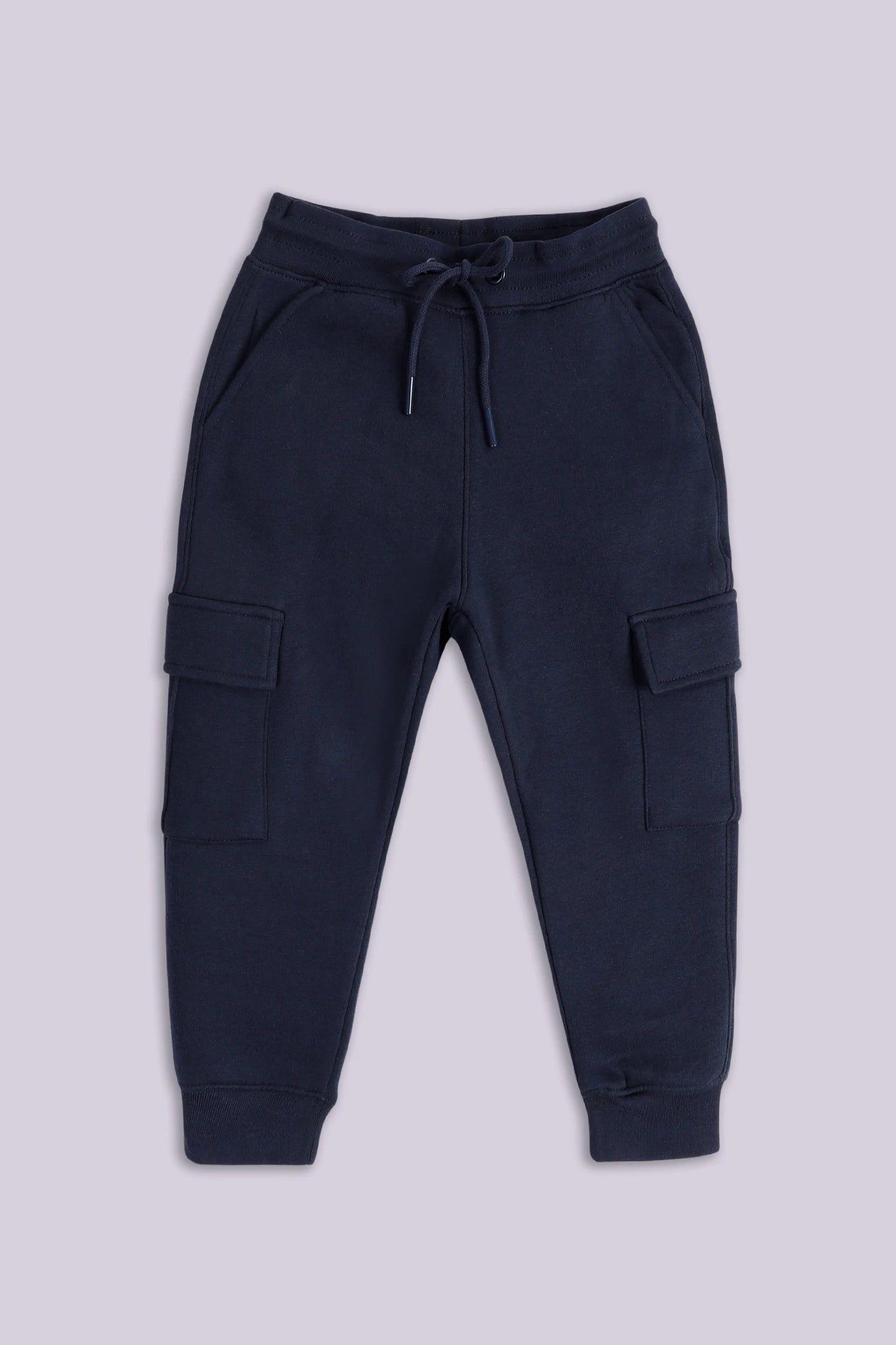 Knitted Cargo Jogger Pants