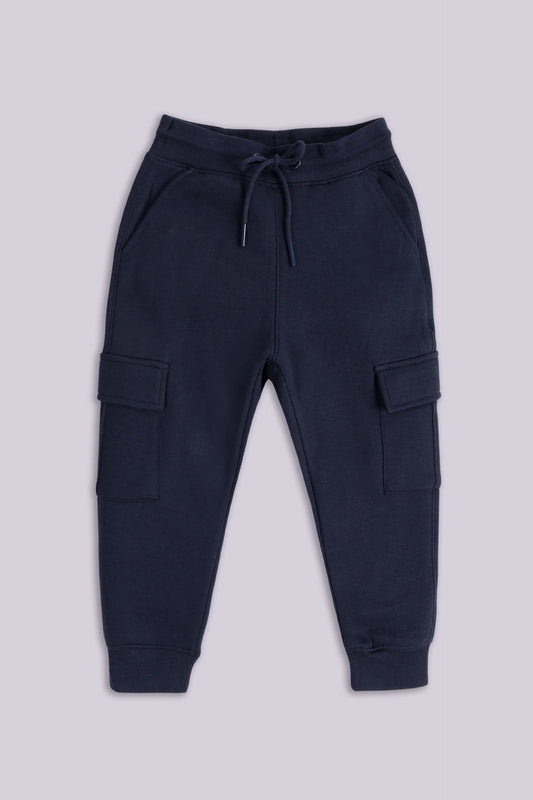 Knitted Cargo Jogger Pants