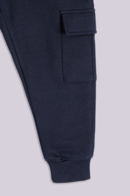 Knitted Cargo Jogger Pants