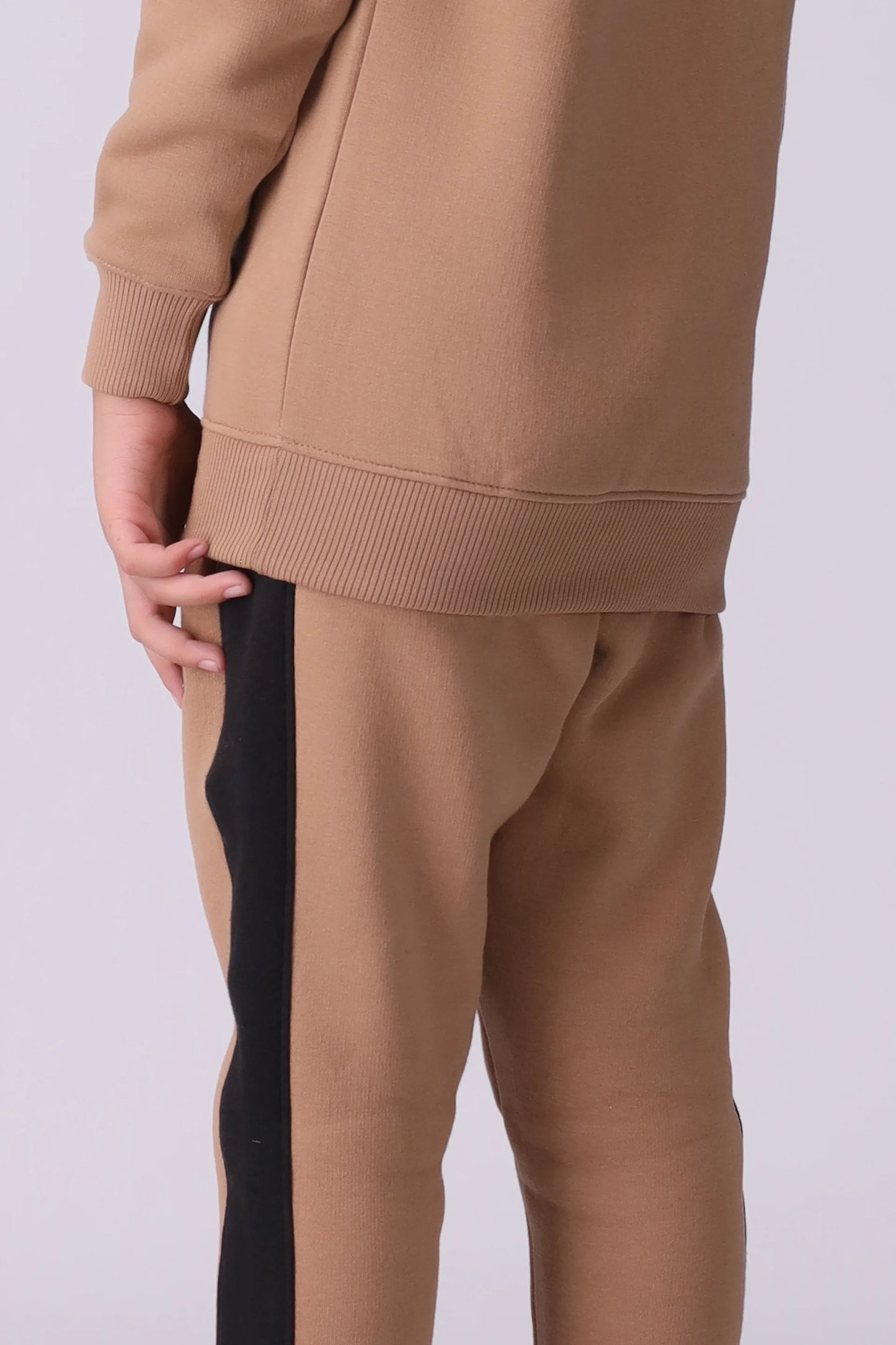 Contrast Paneled Jogger Pants