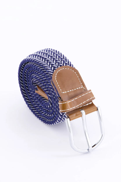 Braided Canvas Belt Men Canvas Belt Fall 2024 COUGAR C (Fall 2024) FSZ Blue