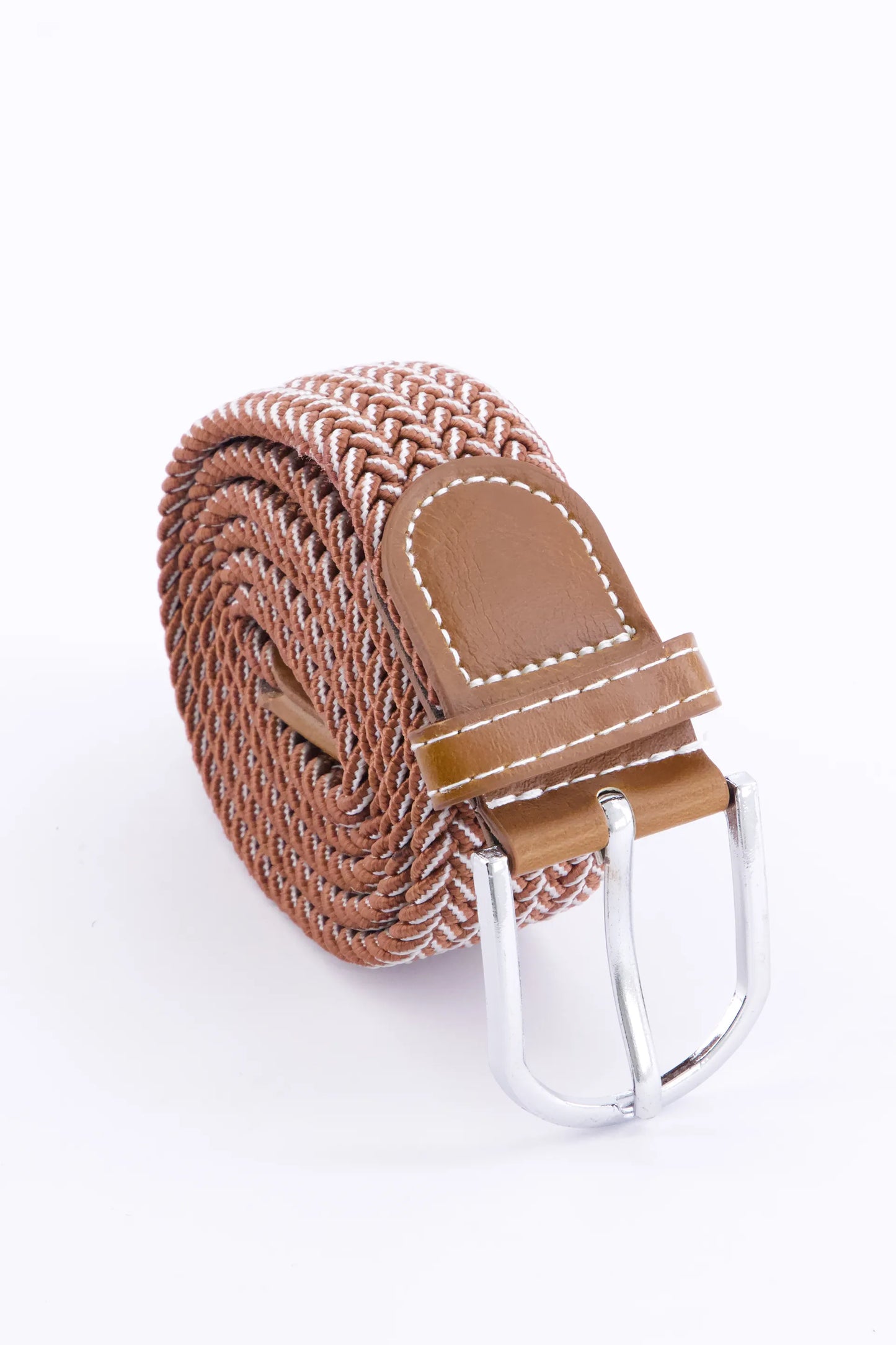 Braided Canvas Belt Men Canvas Belt Fall 2024 COUGAR C (Fall 2024) FSZ Rust