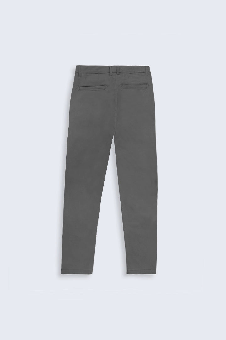 Grey Slim Fit Chino Pants