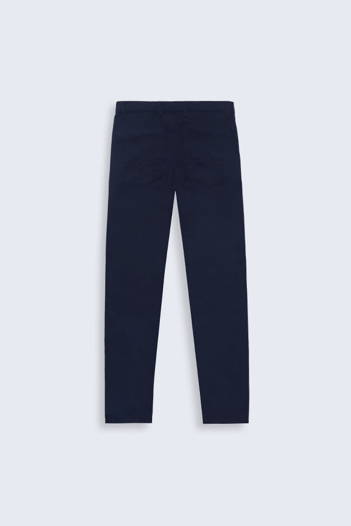 Navy Slim Fit Chino Pants Men Chino Fall 2024 COUGAR- (Men Fall 2024)   