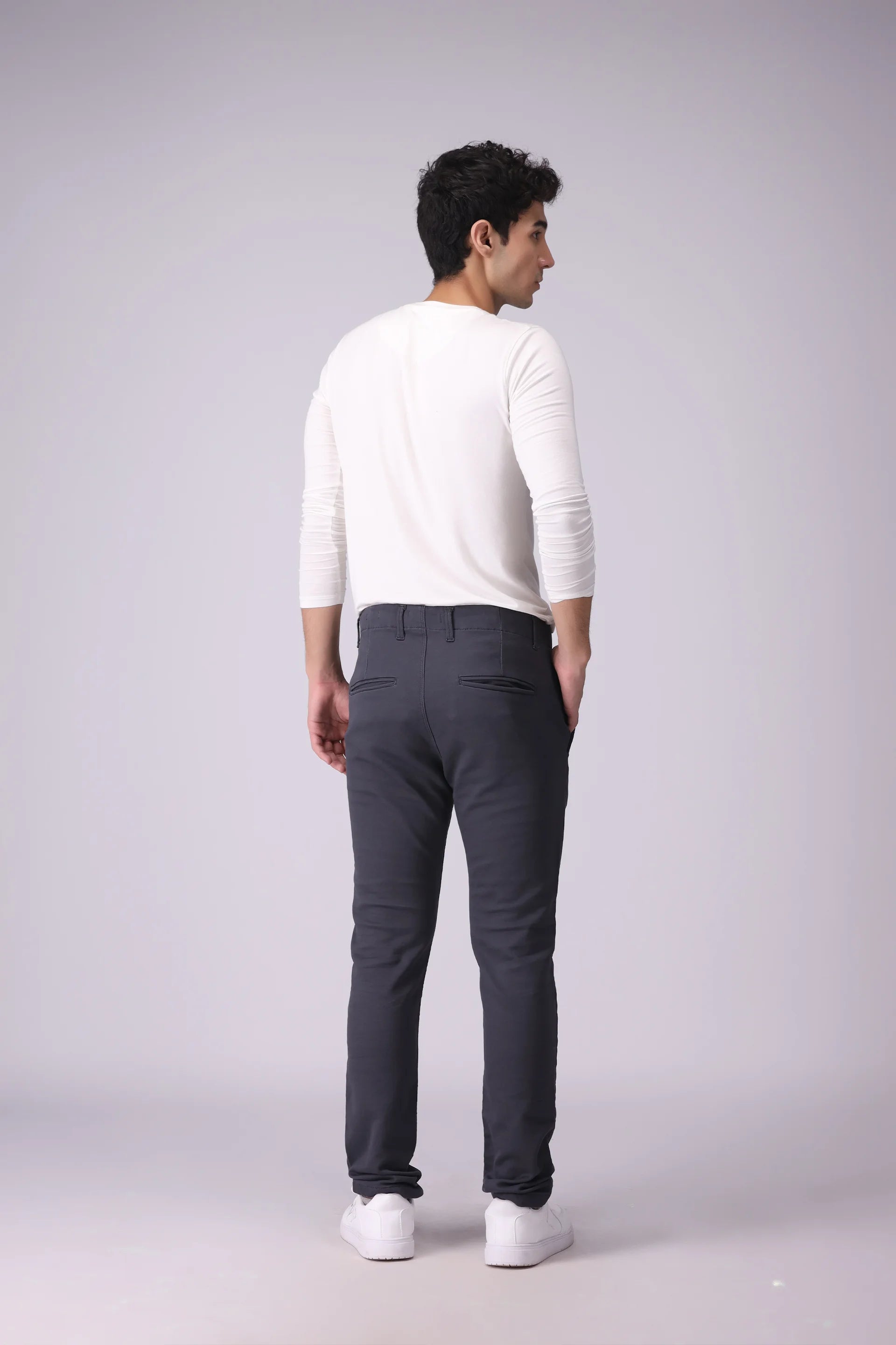 Slim Fit Chino Pants Men Chino Fall 2024 Core Comfort COUGAR- (Men Fall 2024)   