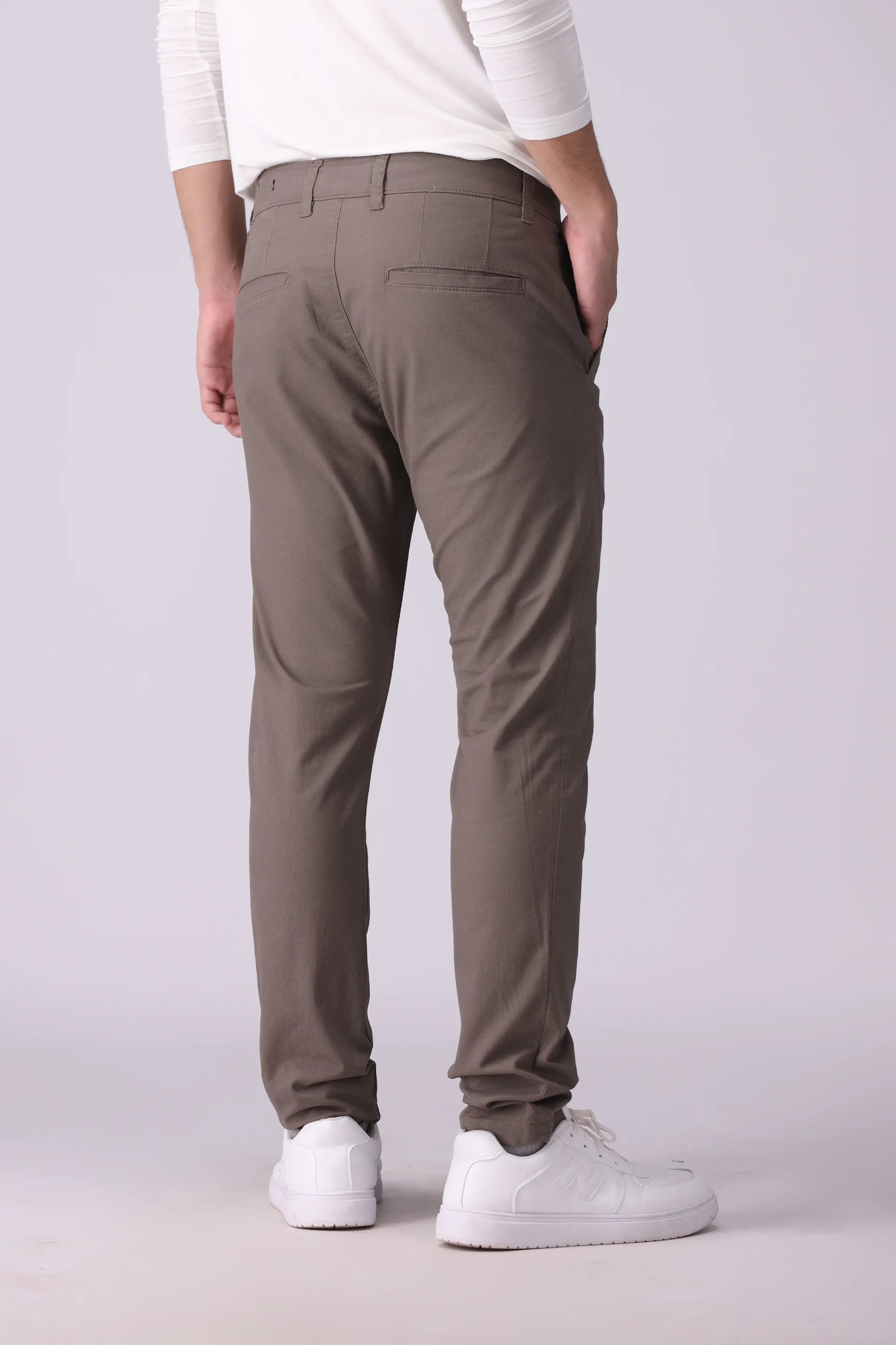 Slim Fit Chino Pants Men Chino Fall 2024 Core Comfort COUGAR- (Men Fall 2024)   