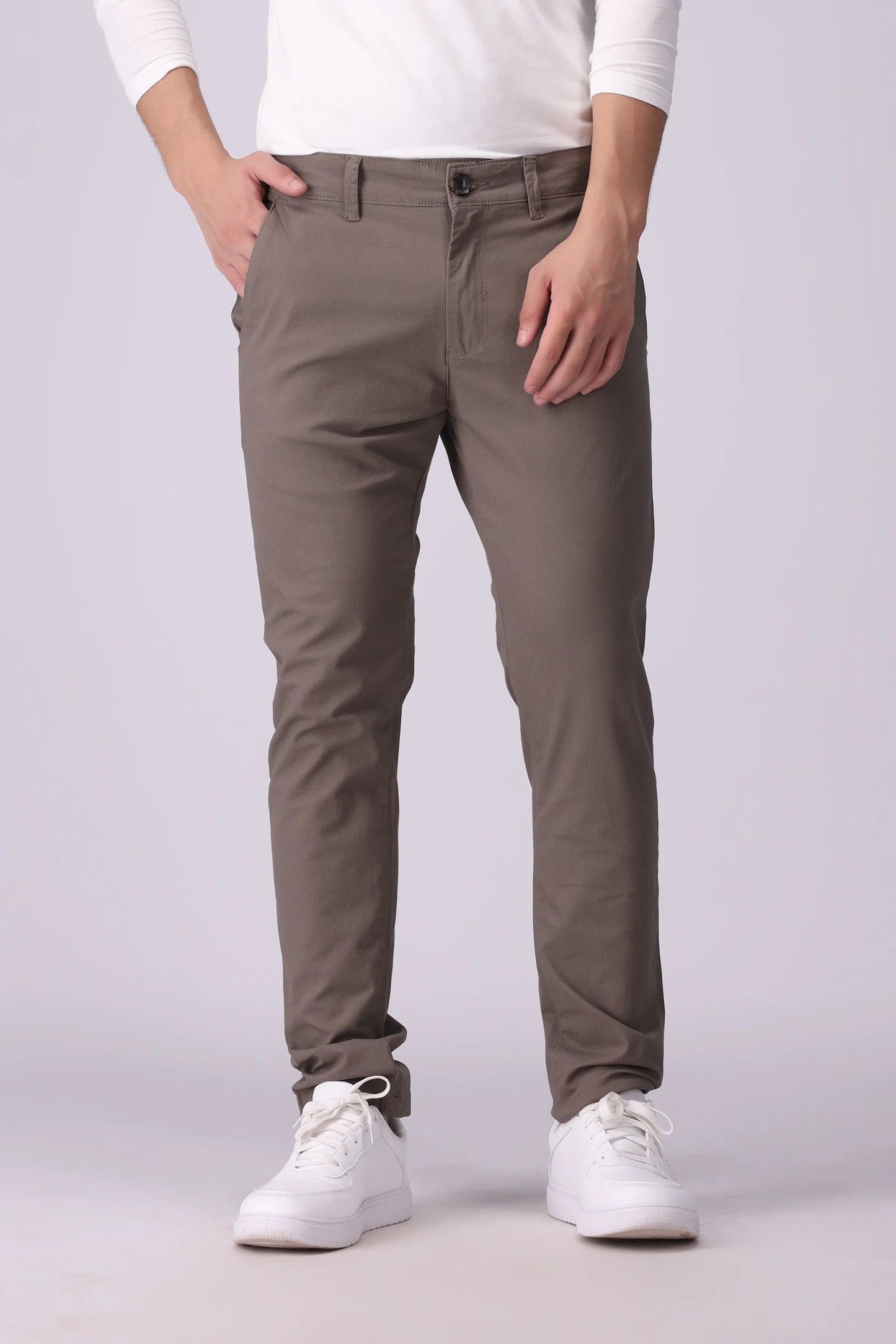 Slim Fit Chino Pants Men Chino Fall 2024 Core Comfort COUGAR- (Men Fall 2024) 30 Sand 