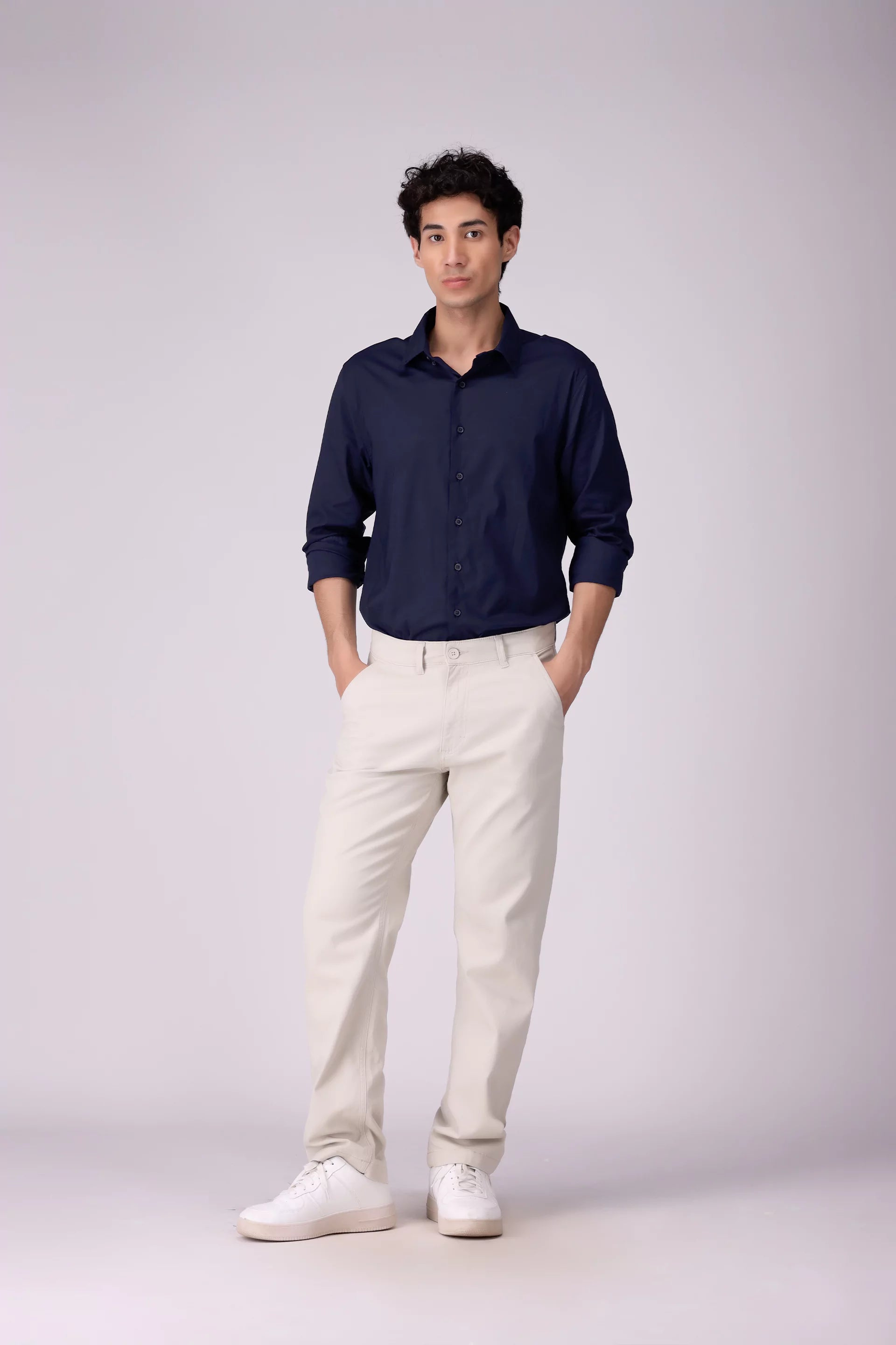 Relaxed Fit Chino Pants Men Chino COUGAR (S V-1 2025)