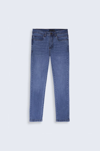 Dark Blue Slim Fit Jeans Men Jean Fall 2024 COUGAR- (Men Fall 2024)