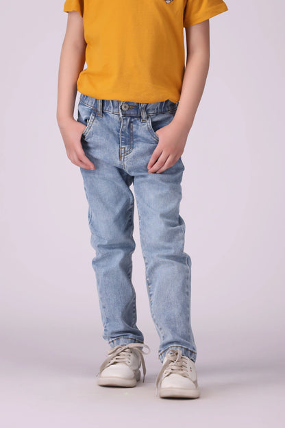 Slim Fit Jeans Boy Jeans COUGAR (S V-1 2025) 5-6 Y Light Blue Boy