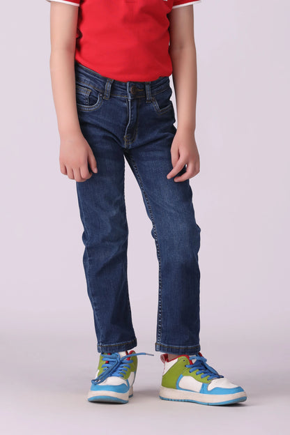 Slim Fit Jeans Boy Jeans COUGAR (S V-1 2025) 5-6 Y Blue Boy