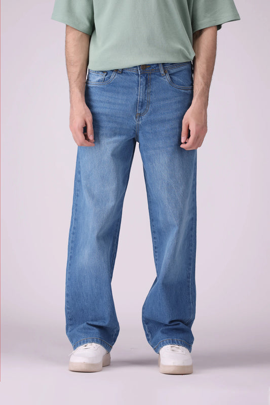 Wide Leg Fit Jeans Men Jean COUGAR (S V-1 2025) 30 Sky Men