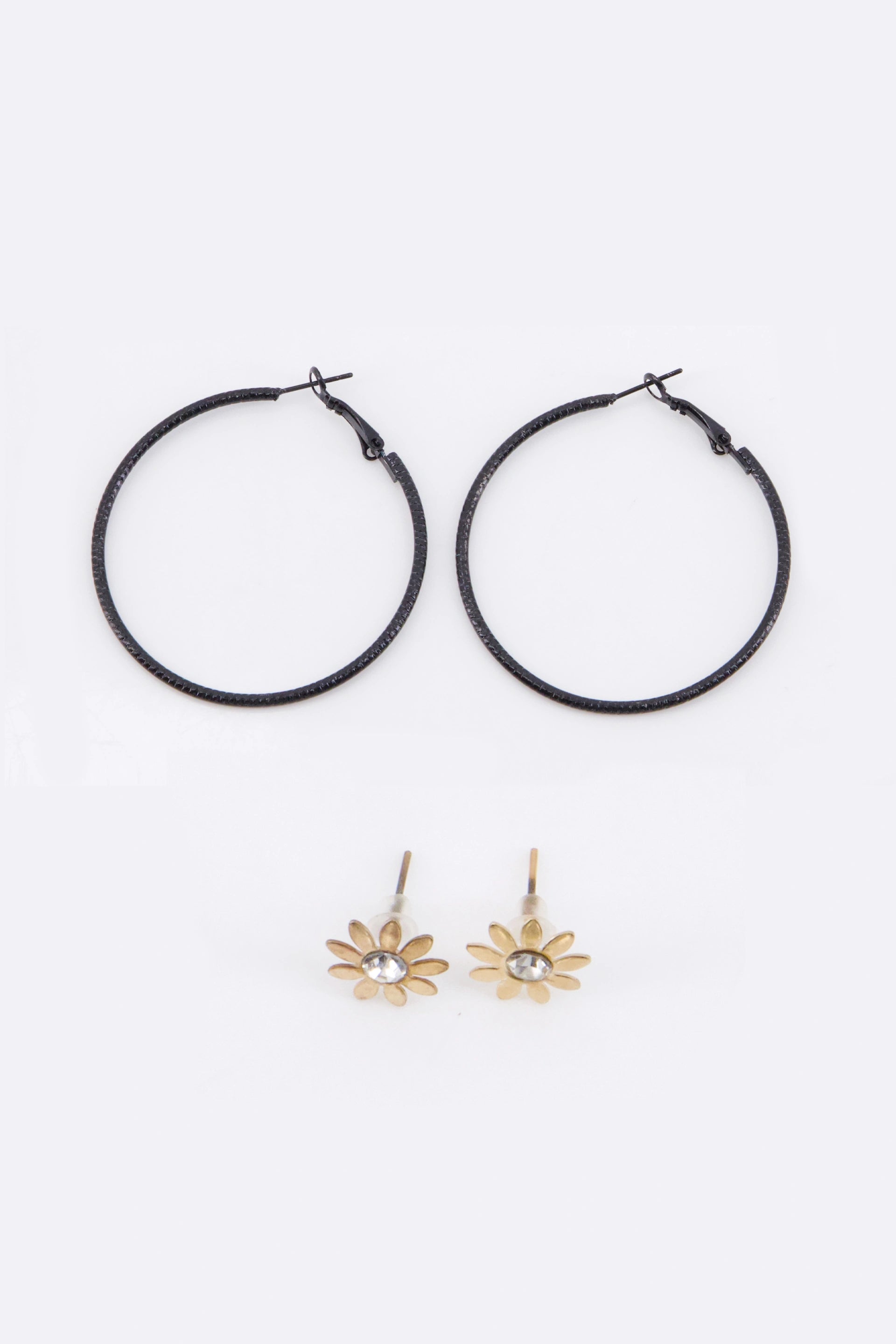 Stud and Hoop Earrings- Set of 6 Women Ear Ring Set Fall 2024 COUGAR C (Fall 2024)