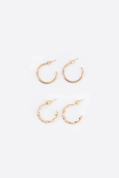 Hoop Earrings- Set of 6 Women Ear Ring Set Fall 2024 COUGAR C (Fall 2024)