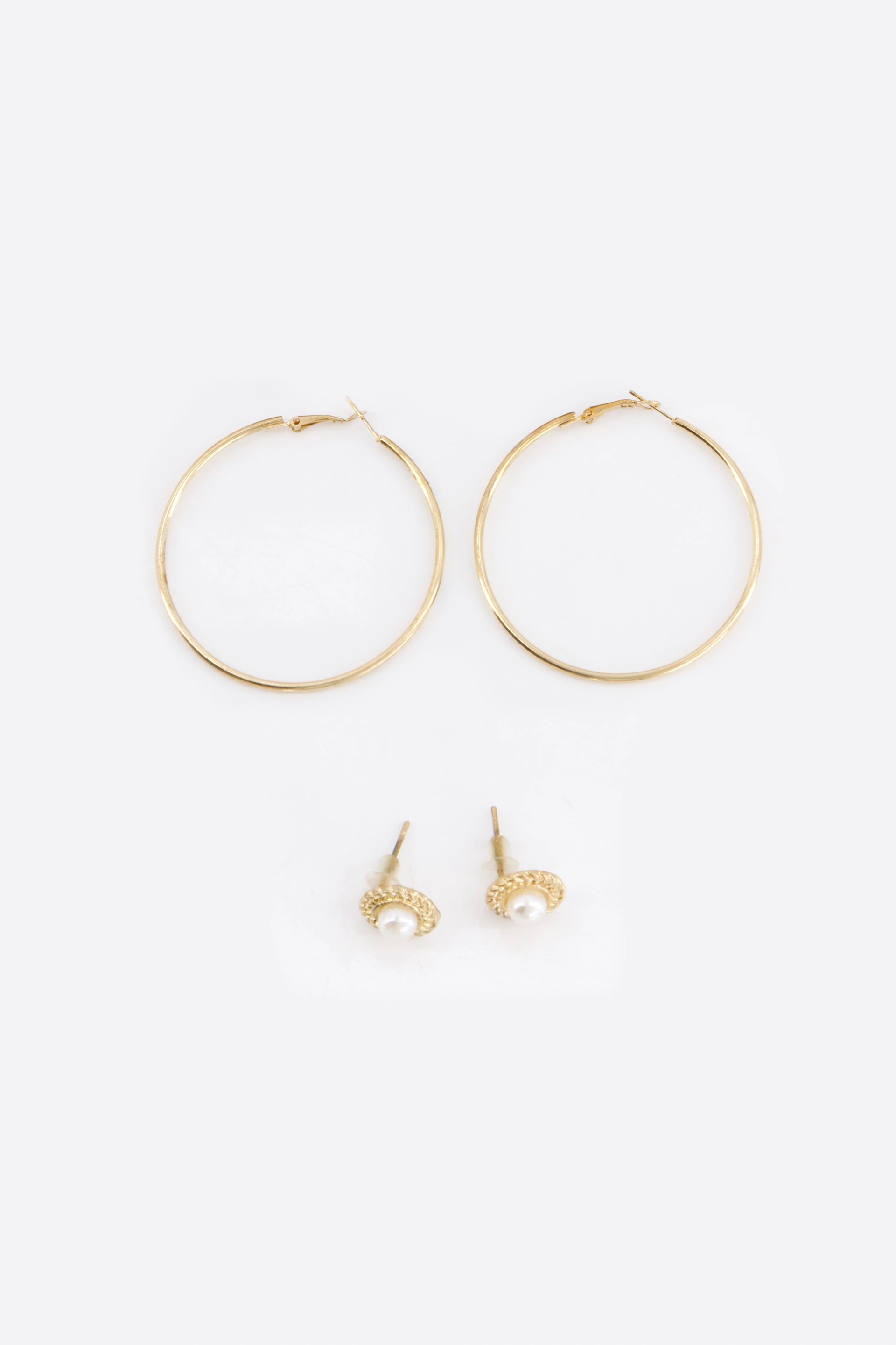 Stud and Hoop Earrings- Set of 6 Women Ear Ring Set Fall 2024 COUGAR C (Fall 2024)