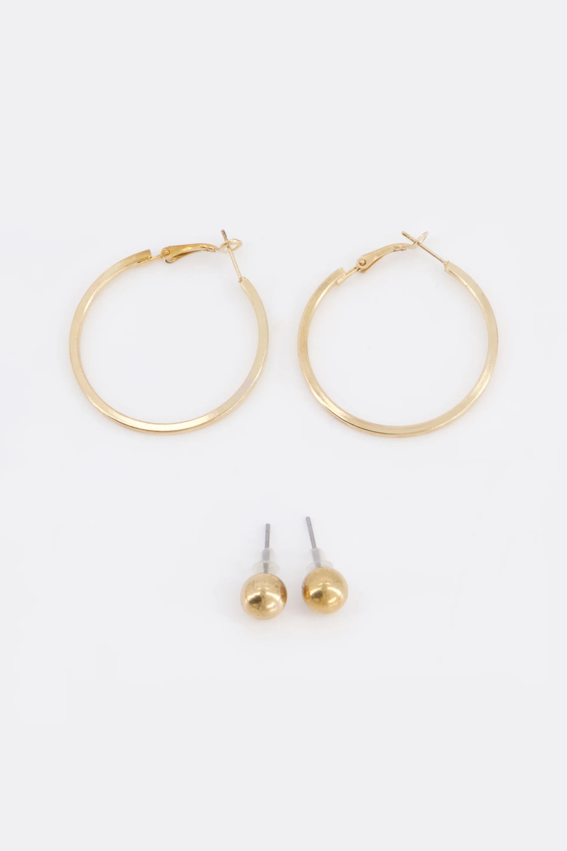 Stud and Hoop Earrings- Set of 6 Women Ear Ring Set Fall 2024 COUGAR C (Fall 2024)