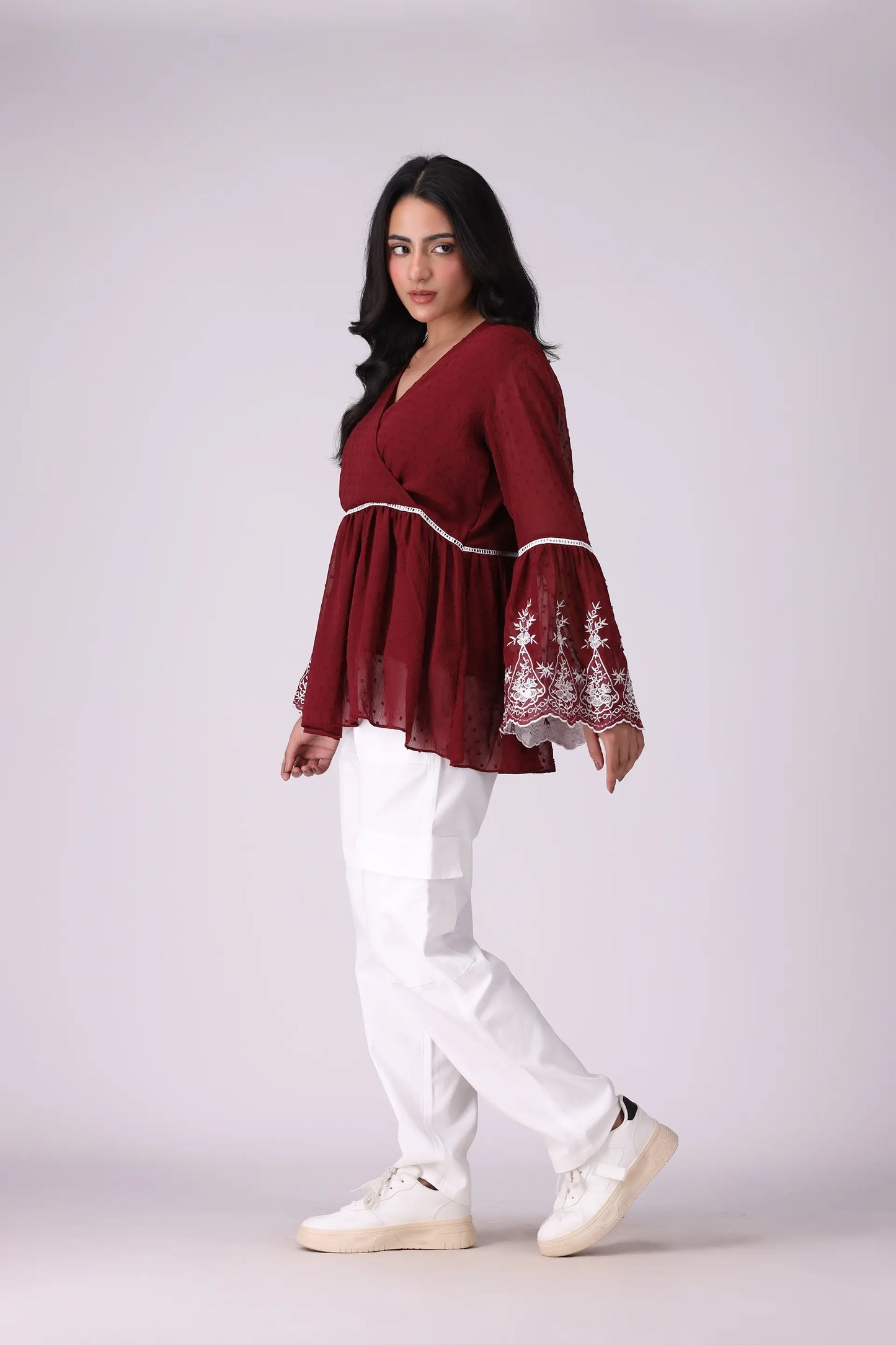 Embroidered Top Women Embroided Top COUGAR (S V-1 2025)